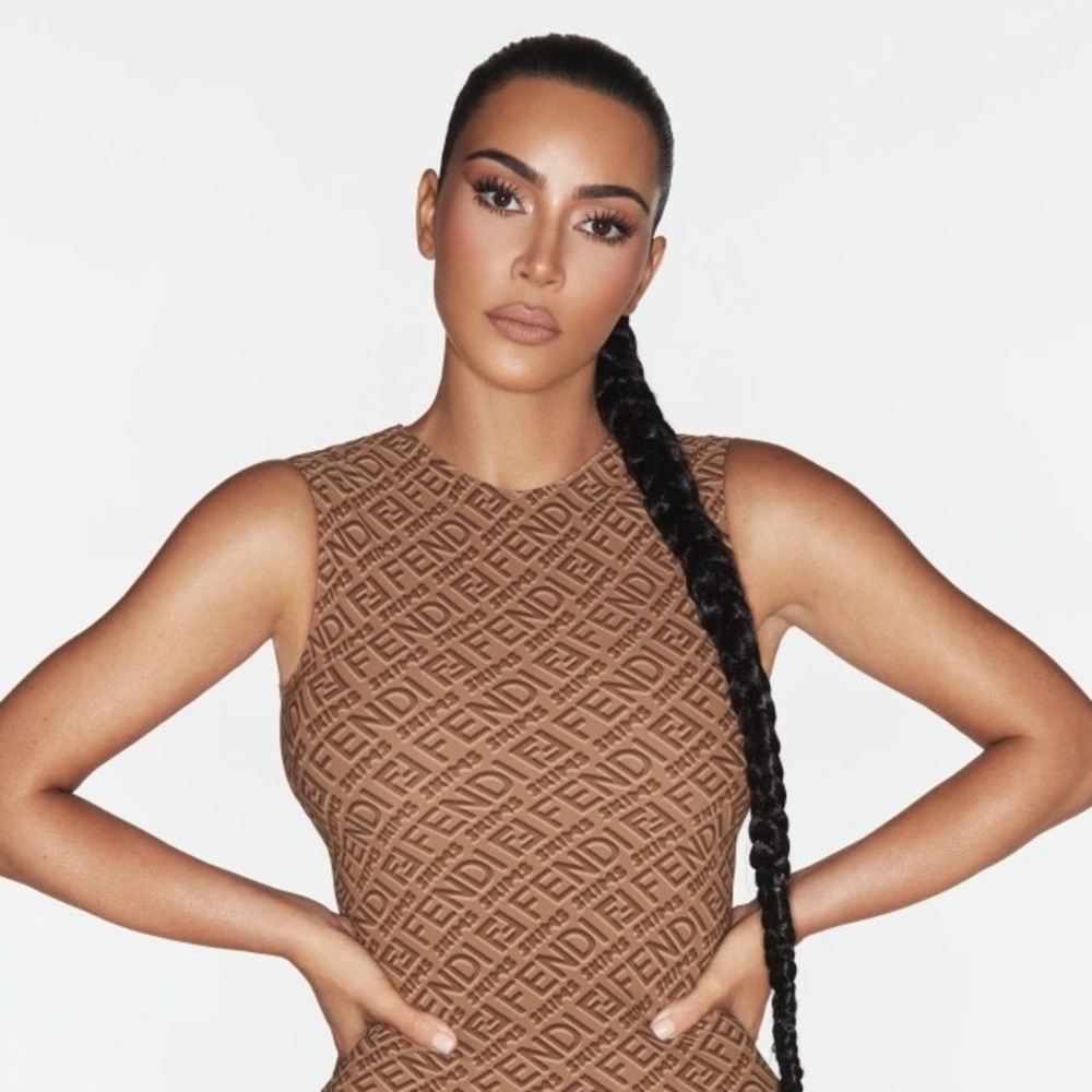 Fendi x Skims High Neck Bodysuit